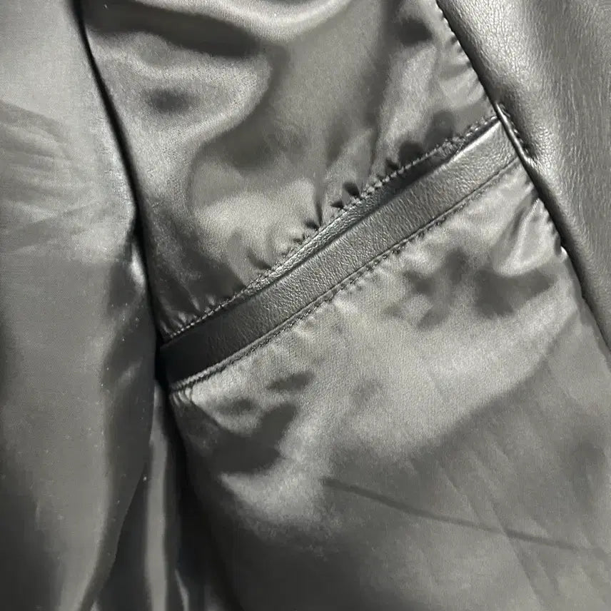 [BUNJANG] Sperone Fox Leather Oversized Single Jacket XL / 스페로네 폭스 레더 오버핏 싱글자켓 XL