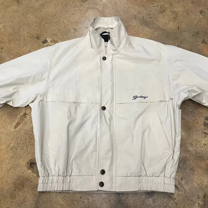 [BUNJANG] Burberry Ivory Jacket / [정품/M] 버버리 아이보리 자켓 점퍼