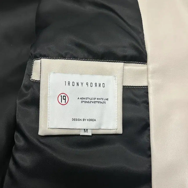 [BUNJANG] Ironic Porno Two-Way Collar Vegan Leather Jacket / 아이러니포르노 투웨이 카라넥 비건레더 자켓 (공용