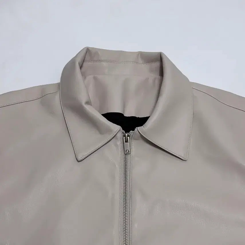 [BUNJANG] Ironic Porno Two-Way Collar Vegan Leather Jacket / 아이러니포르노 투웨이 카라넥 비건레더 자켓 (공용