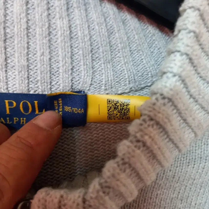 [BUNJANG] Polo Ralph Lauren Half-Zip Sweater / 폴로 랄프로렌 스웨터 니트 하프집업 110