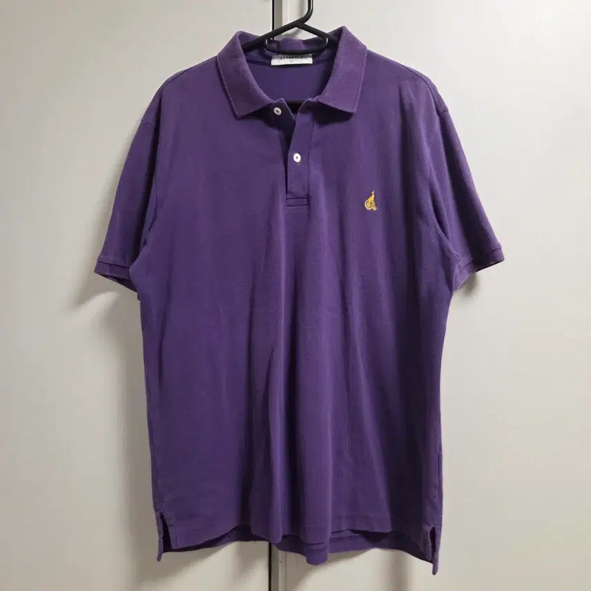[BUNJANG] Beanpole Purple Short-Sleeve T-Shirt L (100) / Beanpole 빈폴 반팔 티셔츠 L(100)