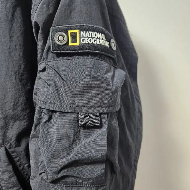 [BUNJANG] National Geographic Black Bomber Jacket / 내셔널지오그래픽 블랙 봄버 자켓 (상태컨디션 최상98%)