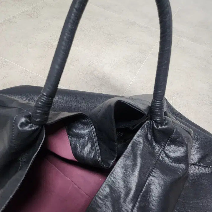 [BUNJANG] Leather Hobo Bag / 가죽호보백