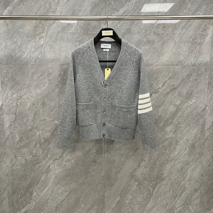 [BUNJANG] Thom Browne 4-Bar Knit Cardigan (Unisex) / 톰브라운 4바 니트 가디건 남녀사이즈 울 봄