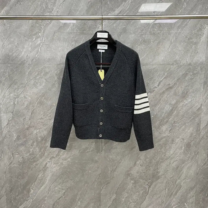 [BUNJANG] Thom Browne 4-Bar Knit Cardigan (Unisex) / 톰브라운 4바 니트 가디건 남녀사이즈 울 봄