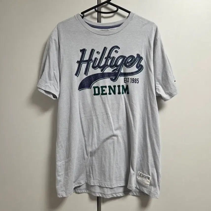[BUNJANG] Tommy Hilfiger Grey Short Sleeve T-Shirt L (100) / Tommy Hilfiger 반팔 티셔츠 L(100)