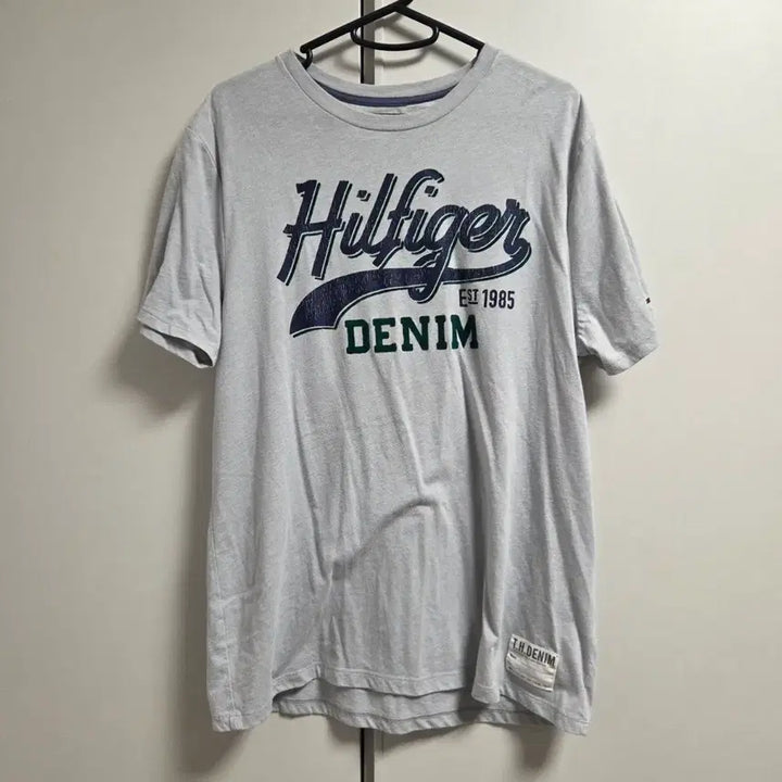 [BUNJANG] Tommy Hilfiger Grey Short Sleeve T-Shirt L (100) / Tommy Hilfiger 반팔 티셔츠 L(100)