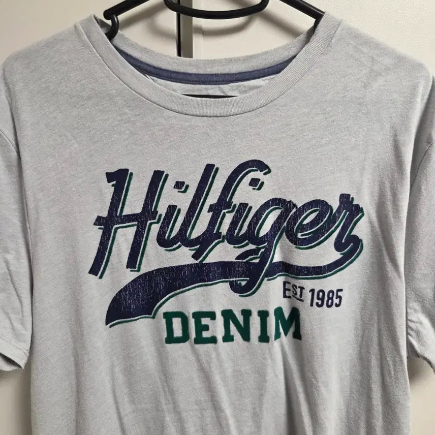 [BUNJANG] Tommy Hilfiger Grey Short Sleeve T-Shirt L (100) / Tommy Hilfiger 반팔 티셔츠 L(100)