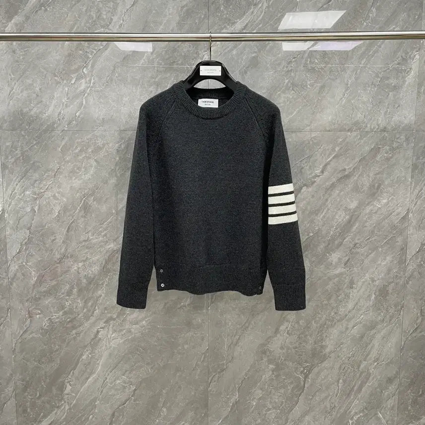 [BUNJANG] Thom Browne 4-Bar Knit Sweater / 톰브라운 4바 니트 남녀공용 울 봄 계절