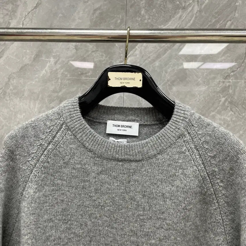 [BUNJANG] Thom Browne 4-Bar Knit Sweater / 톰브라운 4바 니트 남녀공용 울 봄 계절