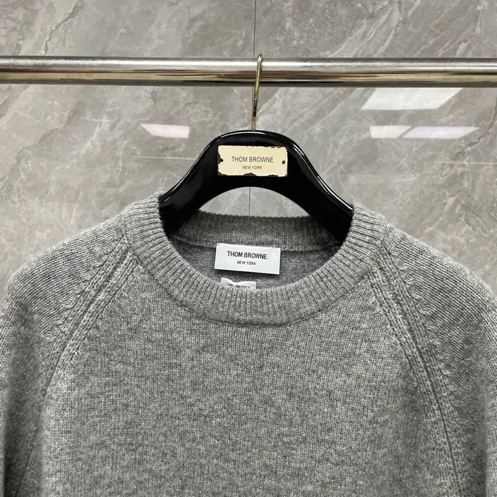[BUNJANG] Thom Browne 4-Bar Knit Sweater / 톰브라운 4바 니트 남녀공용 울 봄 계절