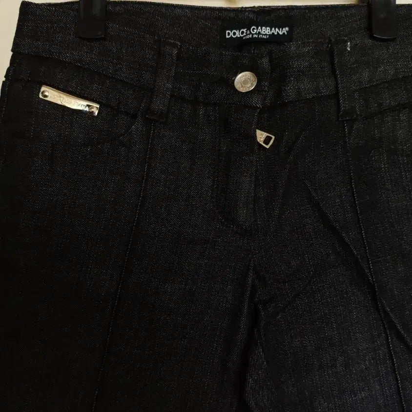 [BUNJANG] Dolce & Gabbana Black Denim Pants (Size 27) - Women's / 돌체앤가바나 스판 블랙 데님바지 사이즈 27 정품 새상품 여성용