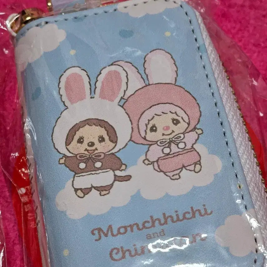 [BUNJANG] Monchhichi Car Key Wallet Keyring / (일본정품)몬치치 자동차키 열쇠 지갑 키링