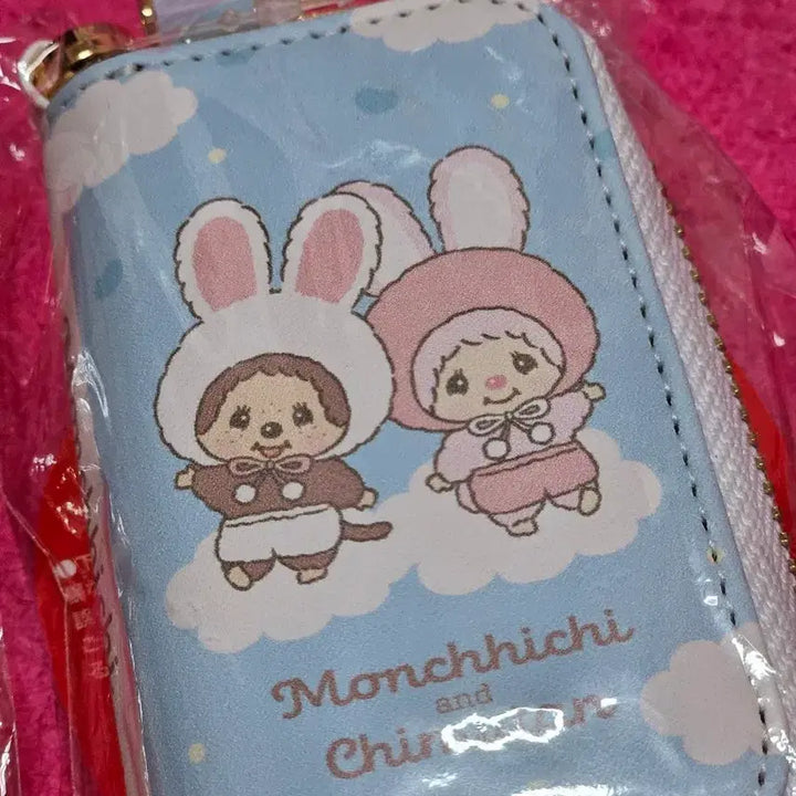 [BUNJANG] Monchhichi Car Key Wallet Keyring / (일본정품)몬치치 자동차키 열쇠 지갑 키링