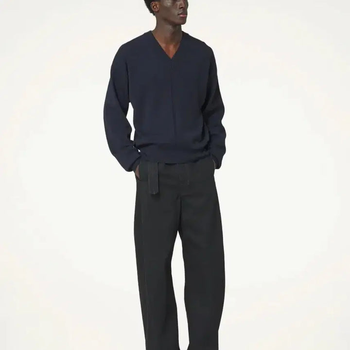 [BUNJANG] Lemaire V-Neck Knit Sweater / 르메르 브이넥 니트 싸게 팝니다.