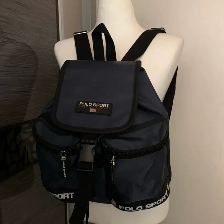 [BUNJANG] Polo Sport Navy Backpack / 폴로 백팩