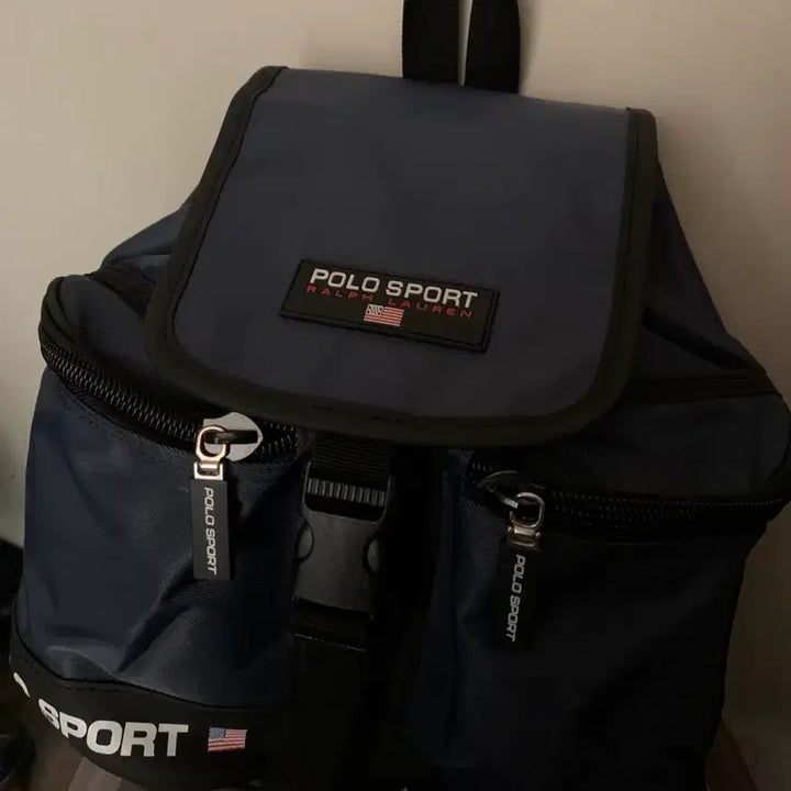 [BUNJANG] Polo Sport Navy Backpack / 폴로 백팩