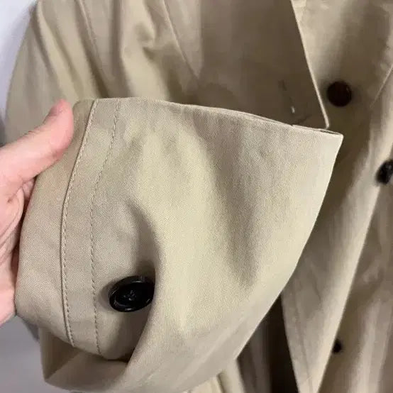 [BUNJANG] ONE High Neck Half Trench Coat (Beige) / 오엔이 High Neck Half Trench Coat베이지 트렌치코트