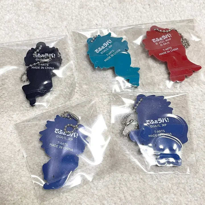 [BUNJANG] Jujutsu Kaisen Gojo Satoru &amp; Geto Suguru Rubber Straps Bundle Set / (일괄) 주술회전 고죠 사토루 데포라바 데포르메 러버스트랩 가챠 게토