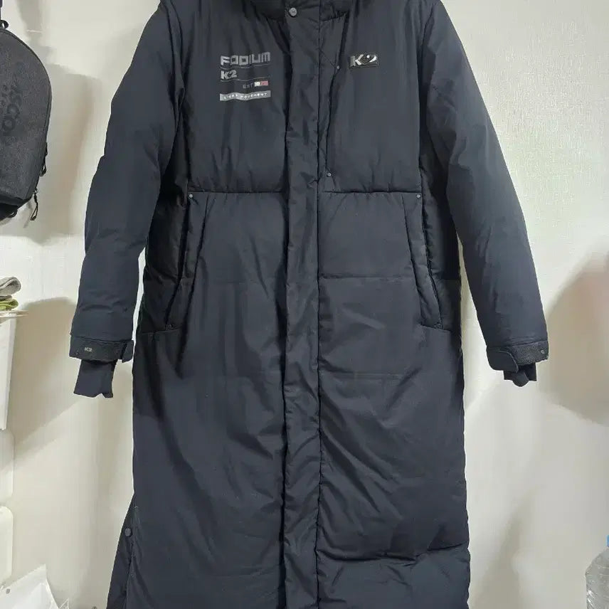 [BUNJANG] K2 Long Padded Coat Black / K2 패딩 롱패딩 블랙