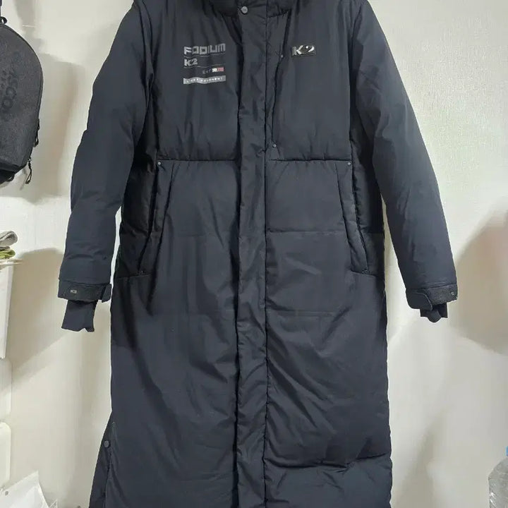 [BUNJANG] K2 Long Padded Coat Black / K2 패딩 롱패딩 블랙
