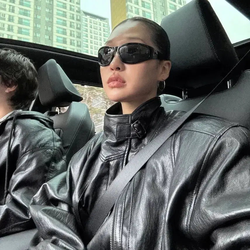 [BUNJANG] Odes Leather Jacket / 오데스 레더자켓