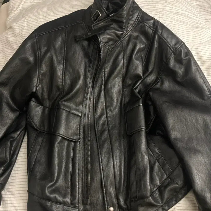 [BUNJANG] Odes Leather Jacket / 오데스 레더자켓