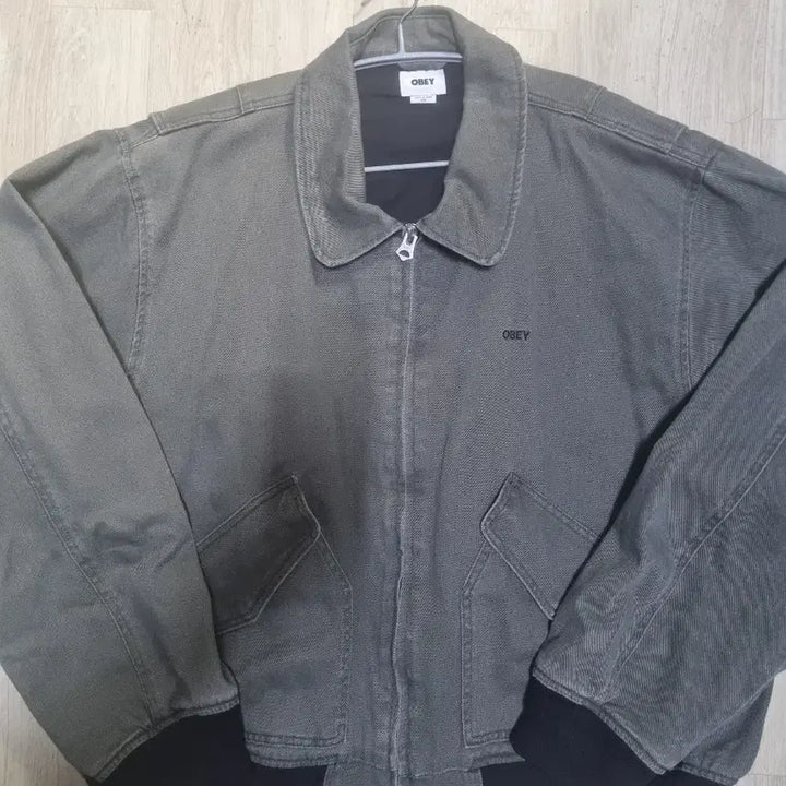 [BUNJANG] Obey CWU Denim Jacket / [XXL] 오베이 데님 CWU 자켓 카키