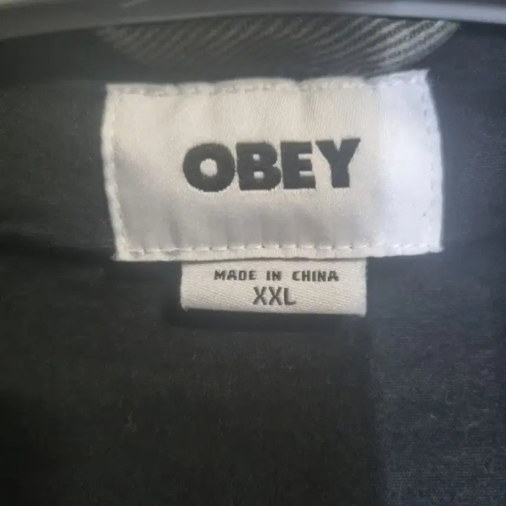 [BUNJANG] Obey CWU Denim Jacket / [XXL] 오베이 데님 CWU 자켓 카키