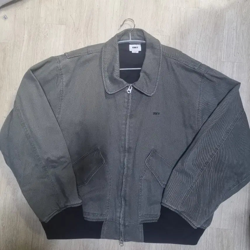 [BUNJANG] Obey CWU Denim Jacket / [XXL] 오베이 데님 CWU 자켓 카키