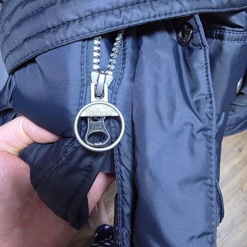 [BUNJANG] Barbour Padded Jacket (Navy) - Size M / 바버 패디드 자켓 M 네이비