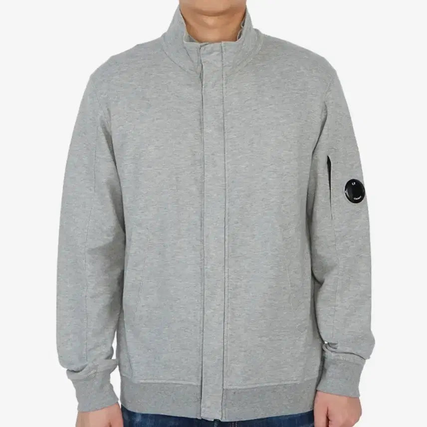 [BUNJANG] CP Company Gray Zip-up Cardigan / CP컴퍼니 그레이 집업