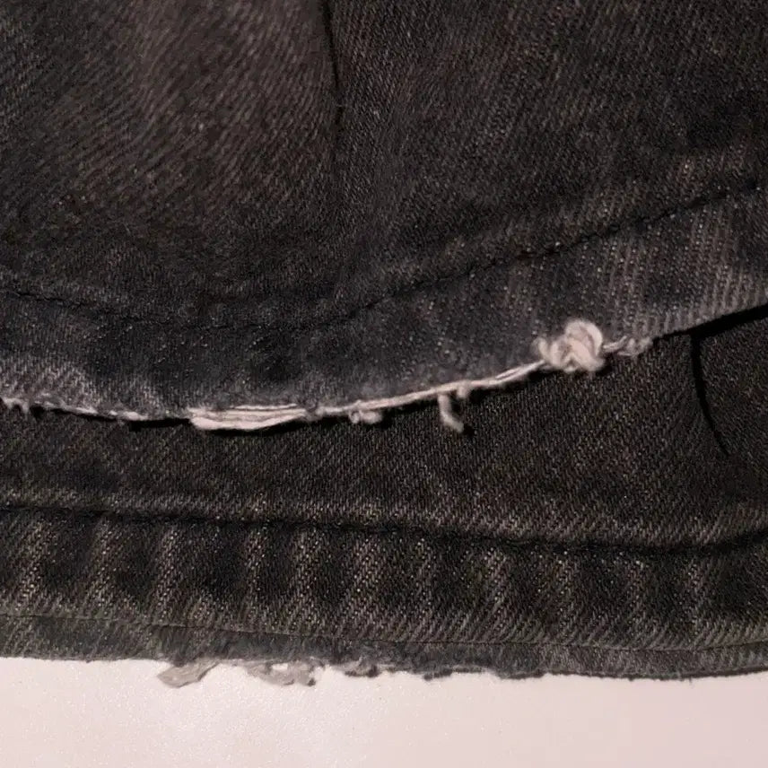 [BUNJANG] Black Up Bouvel Washing Bootcut Denim Pants / 블랙업 부벨 워싱 부츠컷 데님 팬츠