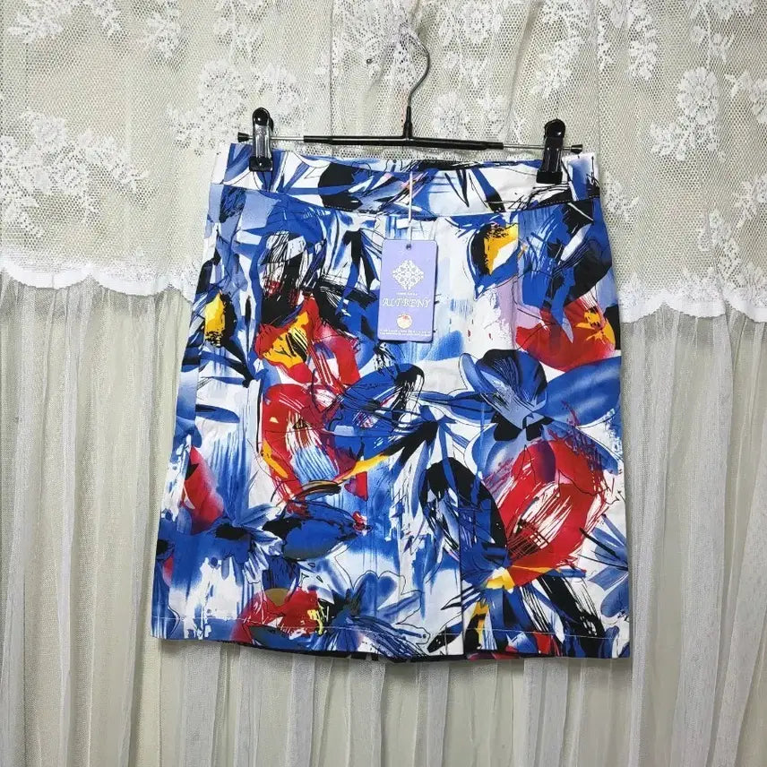 [BUNJANG] ALTBENY Floral Pattern Mini Skirt / [새상품]ALTBENY 화려한 플라워 패턴 스커트