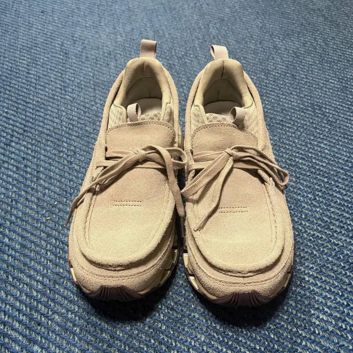 [BUNJANG] Mizuno Prophecy Moc Suede Sneakers / 미즈노 프로페시 목moc 스웨이드 카키 몰레 260