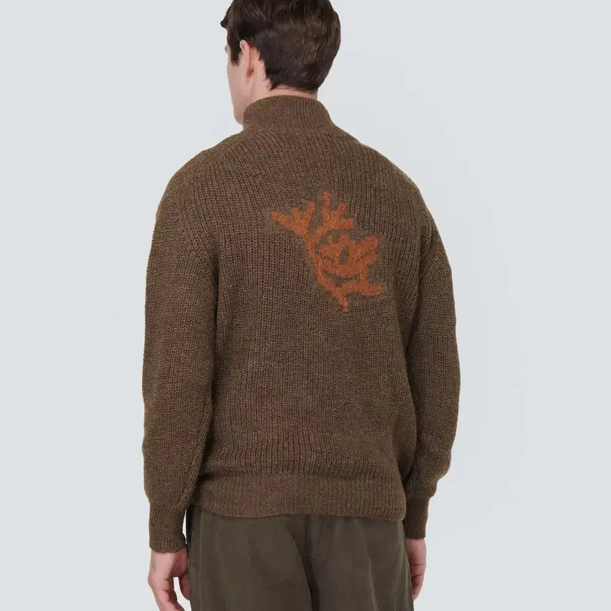 [BUNJANG] Ranra BOKASAFN Wool Blend Half Zip / 란라 Ranra BOKASAFN WOOL BLEND HALF ZIP