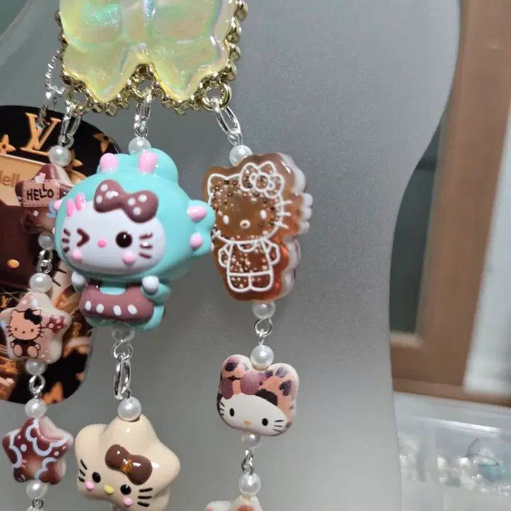 [BUNJANG] Hello Kitty Sweet Cookie Theme Keyring / [핸드메이드] 헬로키티 달콤 키링