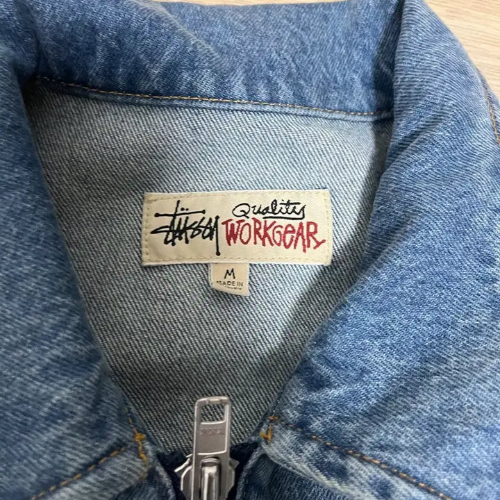 [BUNJANG] Stussy Denim Zip Work Jacket (M) / (M) 스투시 데님 집 워크자켓