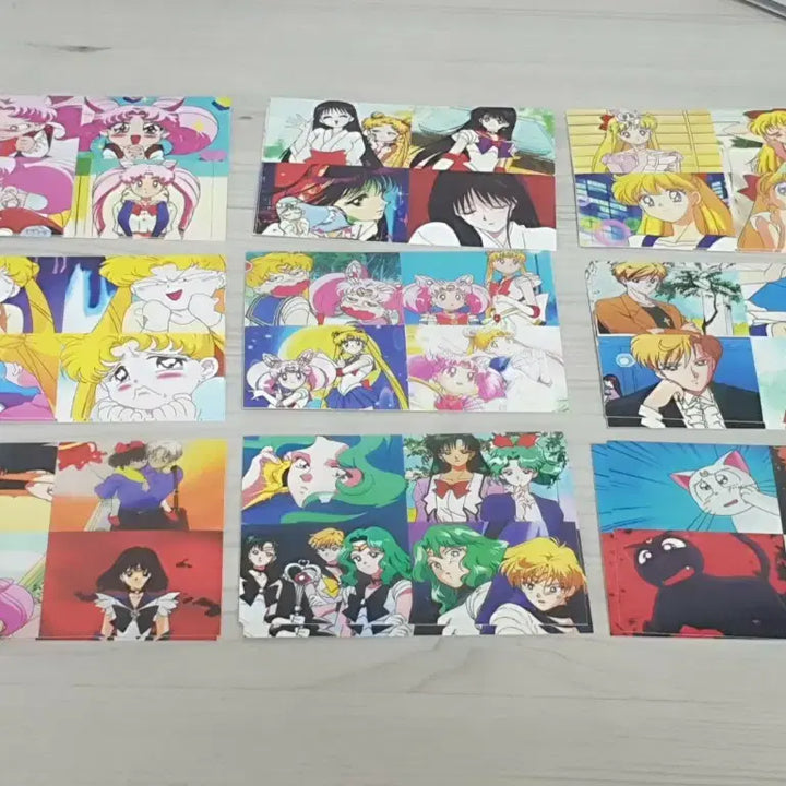 [BUNJANG] Sailor Moon Square Deco Stickers Mix / 세일러문 사각 다꾸 스티커 믹스