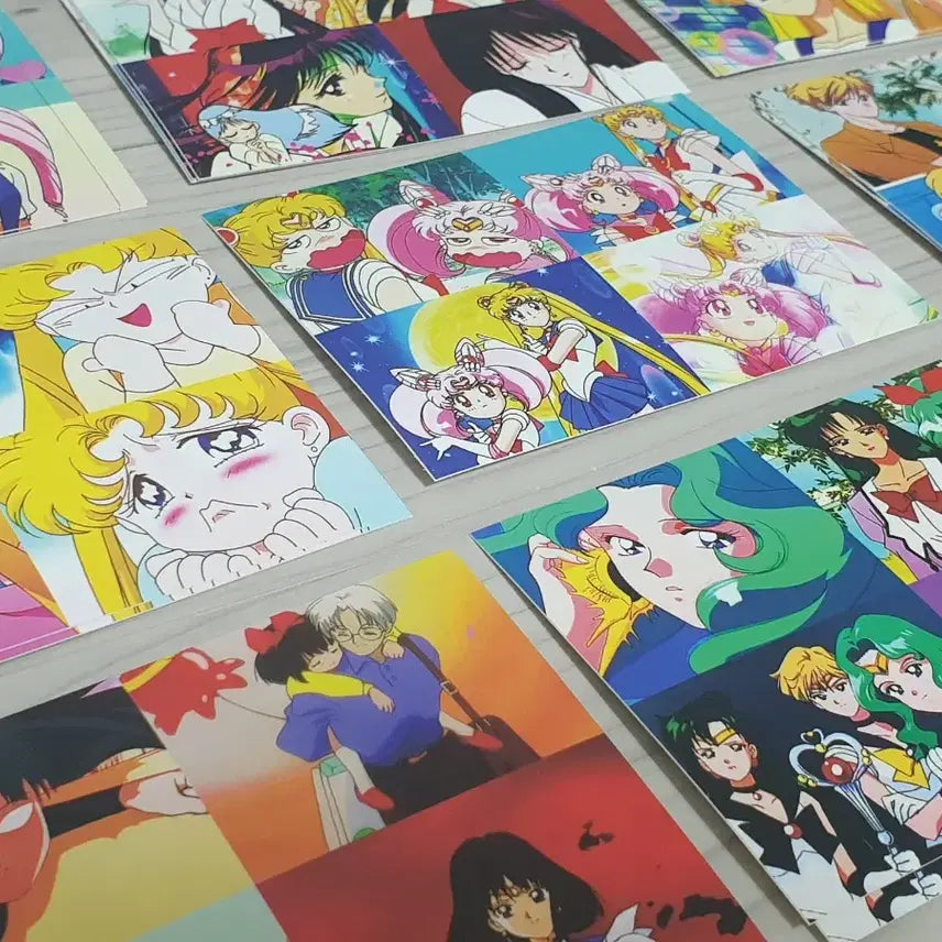 [BUNJANG] Sailor Moon Square Deco Stickers Mix / 세일러문 사각 다꾸 스티커 믹스