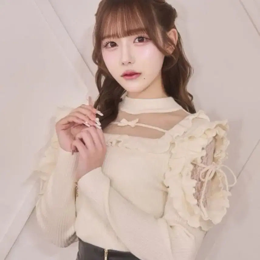 [BUNJANG] Meltie Bubble Knit Top / meltie 니트 (피움 버블즈 허니뮤 양산형 지뢰계 스나계 교판 교신