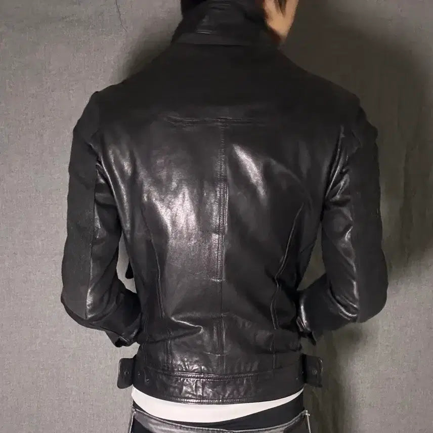 [BUNJANG] Goat Skin Leather Jacket / goat skin leather jacket