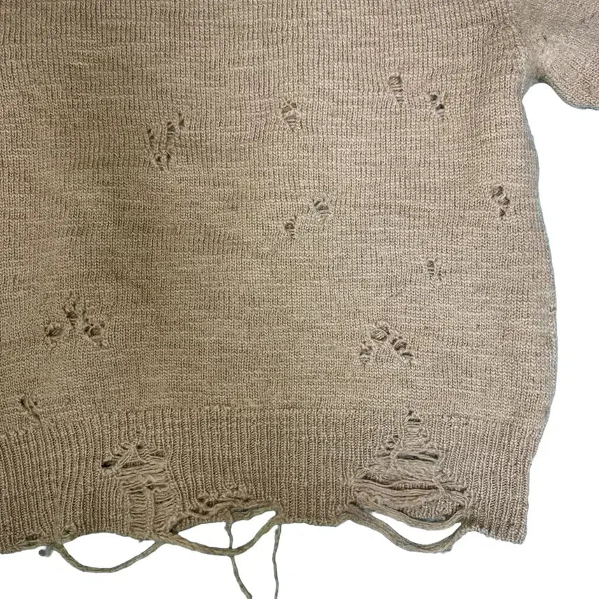 [BUNJANG] BED j.w. FORD Tan Wool Bolo Crew Sweater / 베드jw포드 BED JW FORD 탄 울 볼로 크루 스웨터 카멜 1