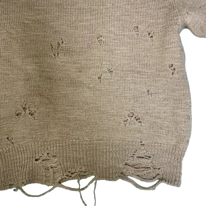 [BUNJANG] BED j.w. FORD Tan Wool Bolo Crew Sweater / 베드jw포드 BED JW FORD 탄 울 볼로 크루 스웨터 카멜 1