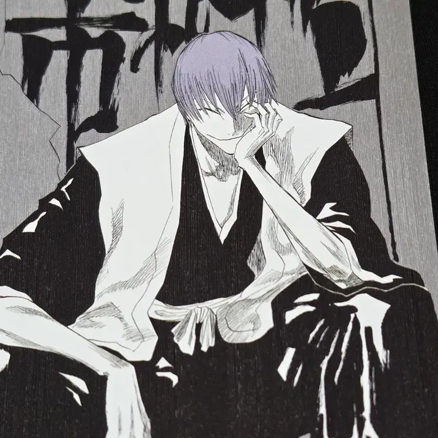 [BUNJANG] Bleach Jump Shop Ichimaru Gin Metal Postcard / 새상품}블리치 점프샵 메탈 엽서 이치마루 긴