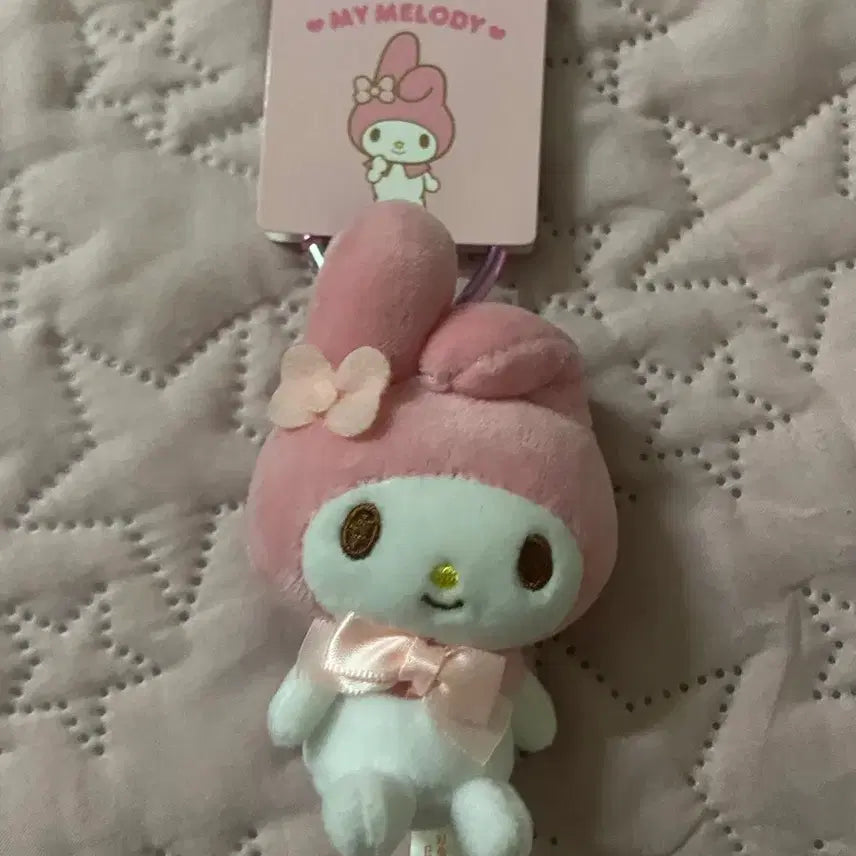 [BUNJANG] Sanrio My Melody Heart Carabiner Keychain / 산리오 정품 마이멜로디 하트 카라비너 키링