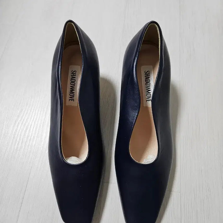 [BUNJANG] Shadow Move Navy Leather Pumps / (새상품) 수제화 천연소가죽 펌프스 네이비 220사이즈