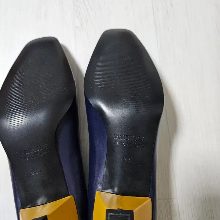 [BUNJANG] Shadow Move Navy Leather Pumps / (새상품) 수제화 천연소가죽 펌프스 네이비 220사이즈