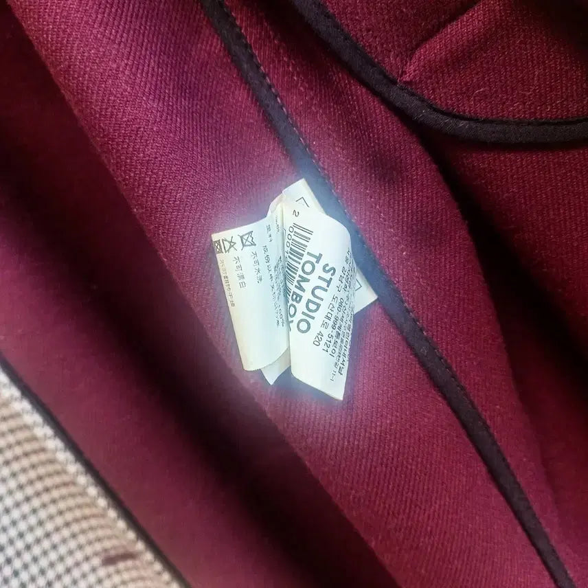 [BUNJANG] STUDIO TOMBOY Houndstooth Check Trench Coat / 여성 STUDIO TOMBOY 톰보이 하운드투스 체크 트렌치코트 F/W